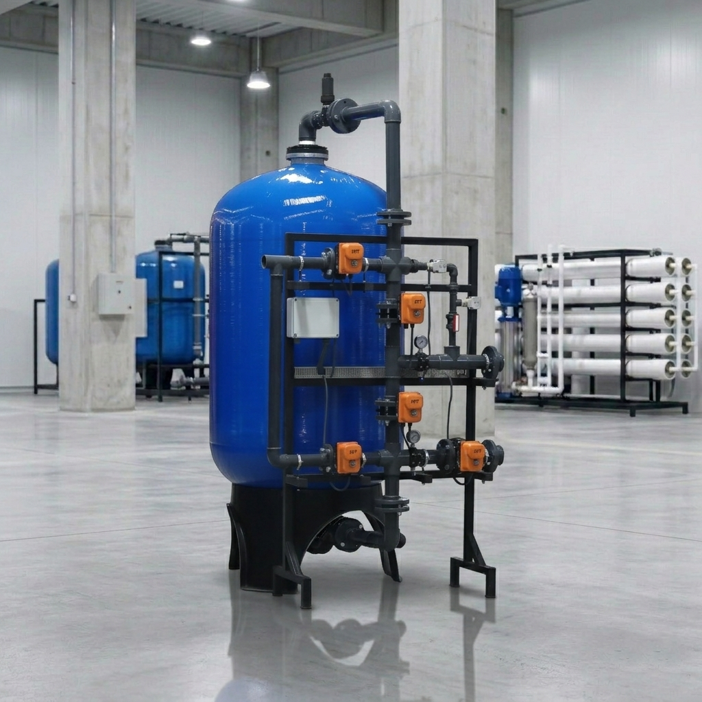 Системы умягчения воды с контролем времени